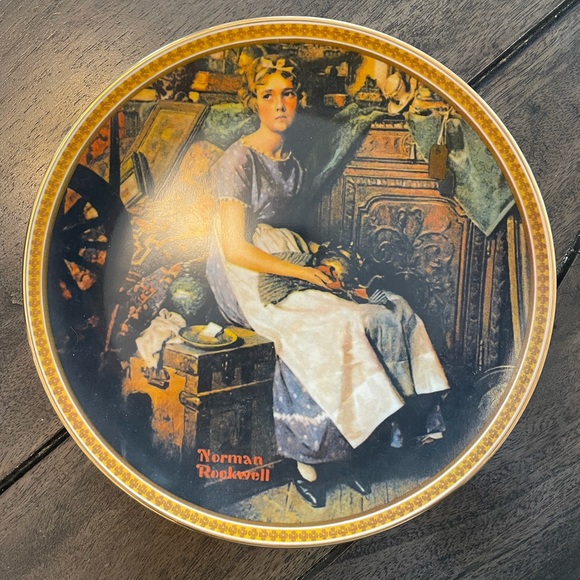 🌻2/$20 Norman Rockwell “Dreaming in the Attic“ - Picture 1 of 2